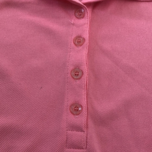 Lacoste | Pink Short Sleeved Collared Shirt | Unisex Pink Polo Shirt For Teens - Picture 5 of 8